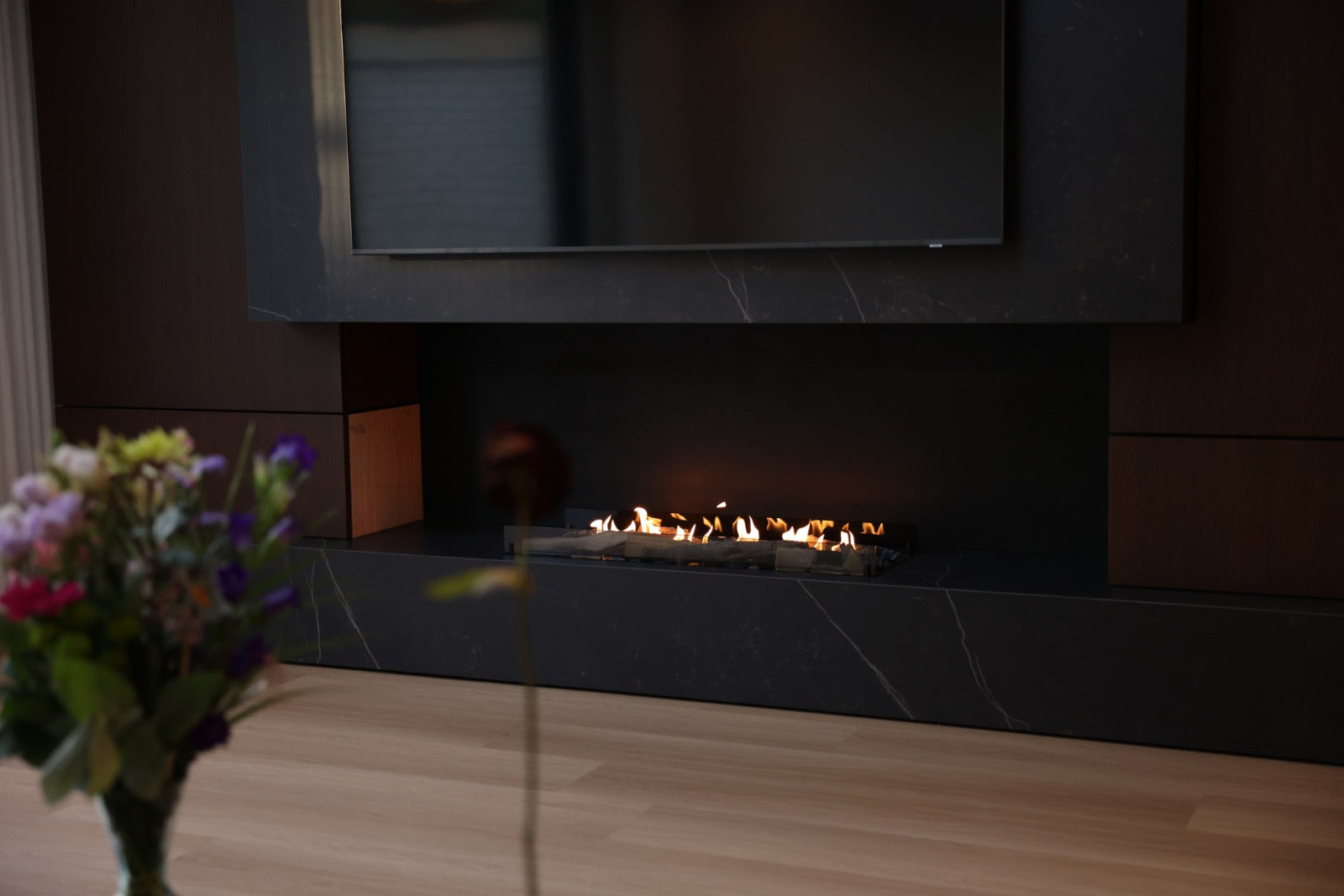 Smart Fire A6 Driezijdige Inbouwhaard in Amsterdam