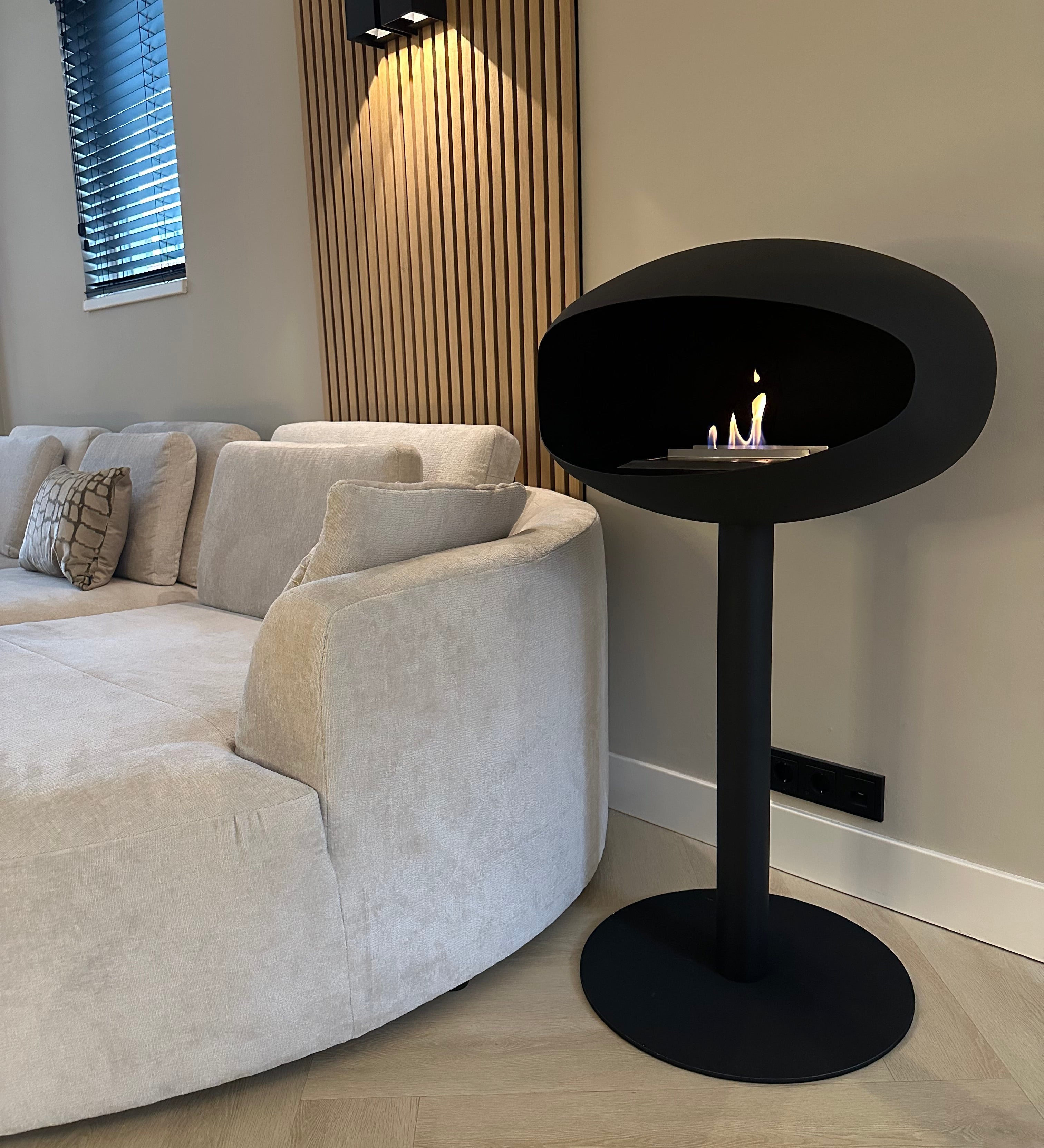 Vrijstaande bio-ethanol haard