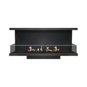 Made Driezijdig Inbouwhaard 100 cm Inbouw branders Wild Flame