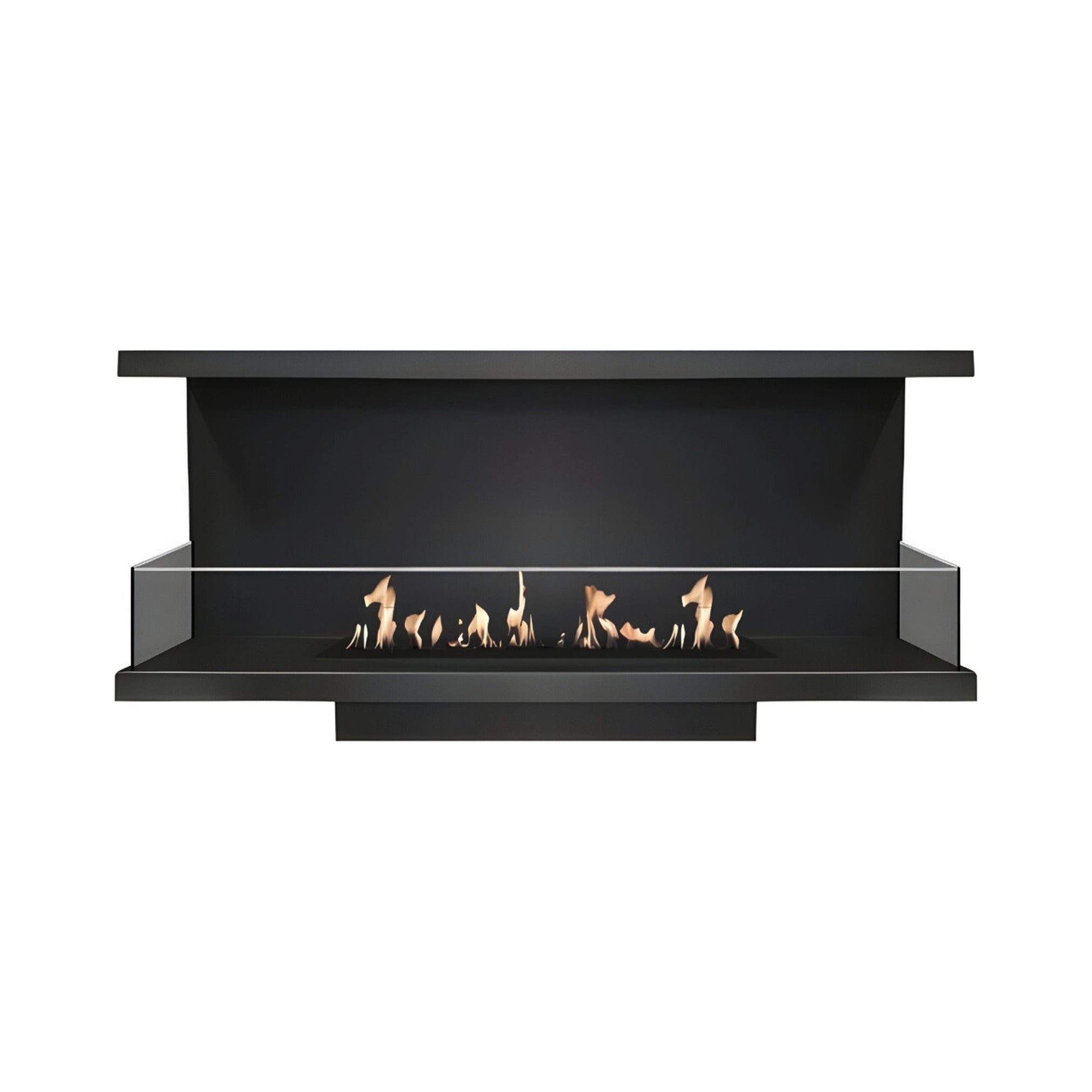 Made Driezijdig Inbouwhaard 100 cm Inbouw branders Wild Flame