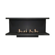 Made Driezijdig Inbouwhaard 110 cm Inbouw branders Wild Flame