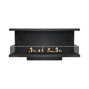 Made Driezijdig Inbouwhaard 110 cm Inbouw branders Wild Flame