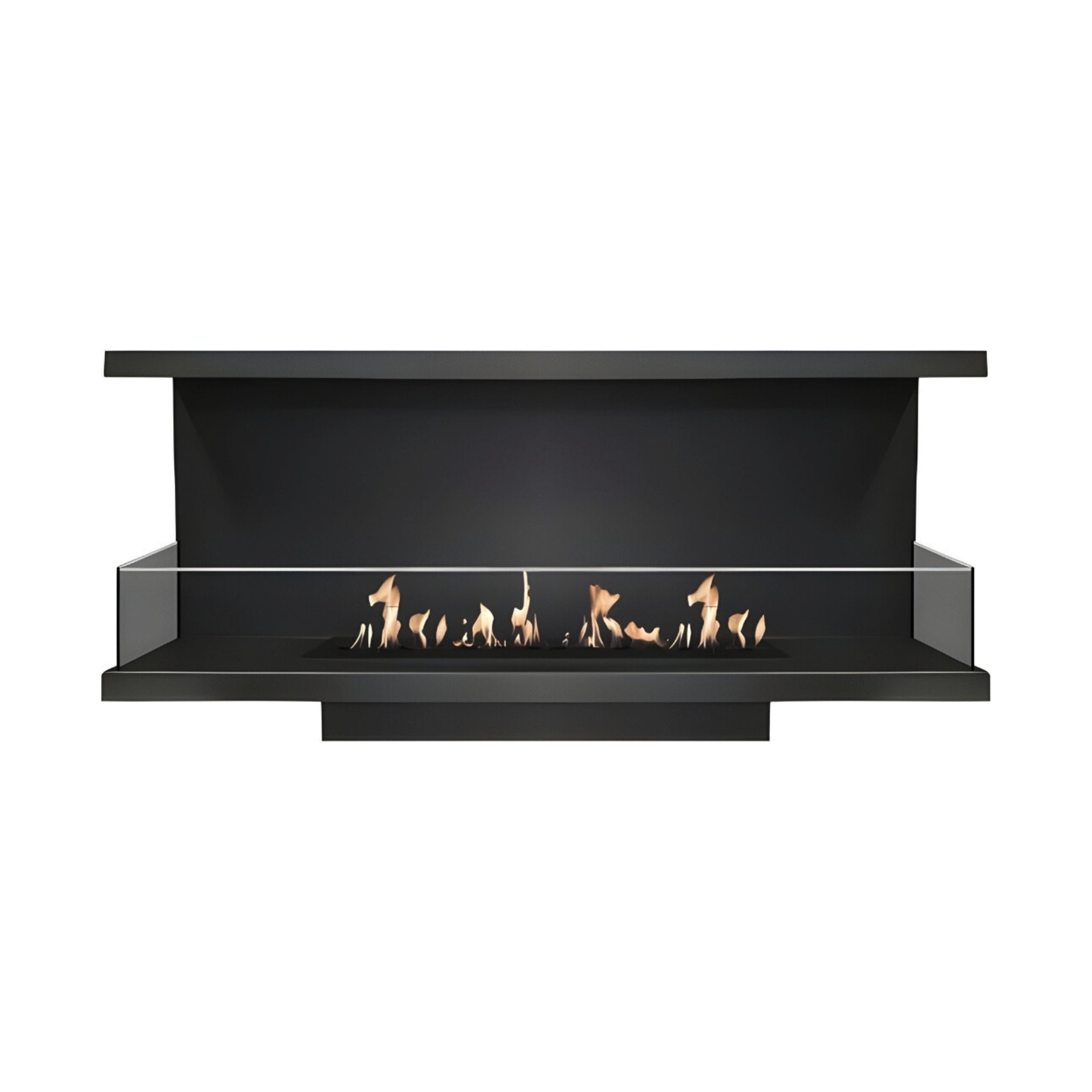 Made Driezijdig Inbouwhaard 120 cm Inbouw branders Wild Flame