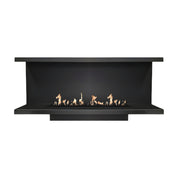 Made Driezijdig Inbouwhaard 140 cm Inbouw branders Wild Flame