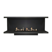 Made Driezijdig Inbouwhaard 150 cm Inbouw branders Wild Flame
