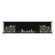 Main Deluxe Double Inbouwhaard 160 cm Wild Flame