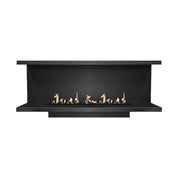 Made Driezijdig Inbouwhaard 180 cm Inbouw branders Wild Flame