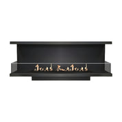 Made Driezijdig Inbouwhaard 190 cm Inbouw branders Wild Flame