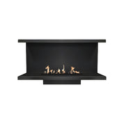 Made Driezijdig Inbouwhaard 50 cm Inbouw branders Wild Flame