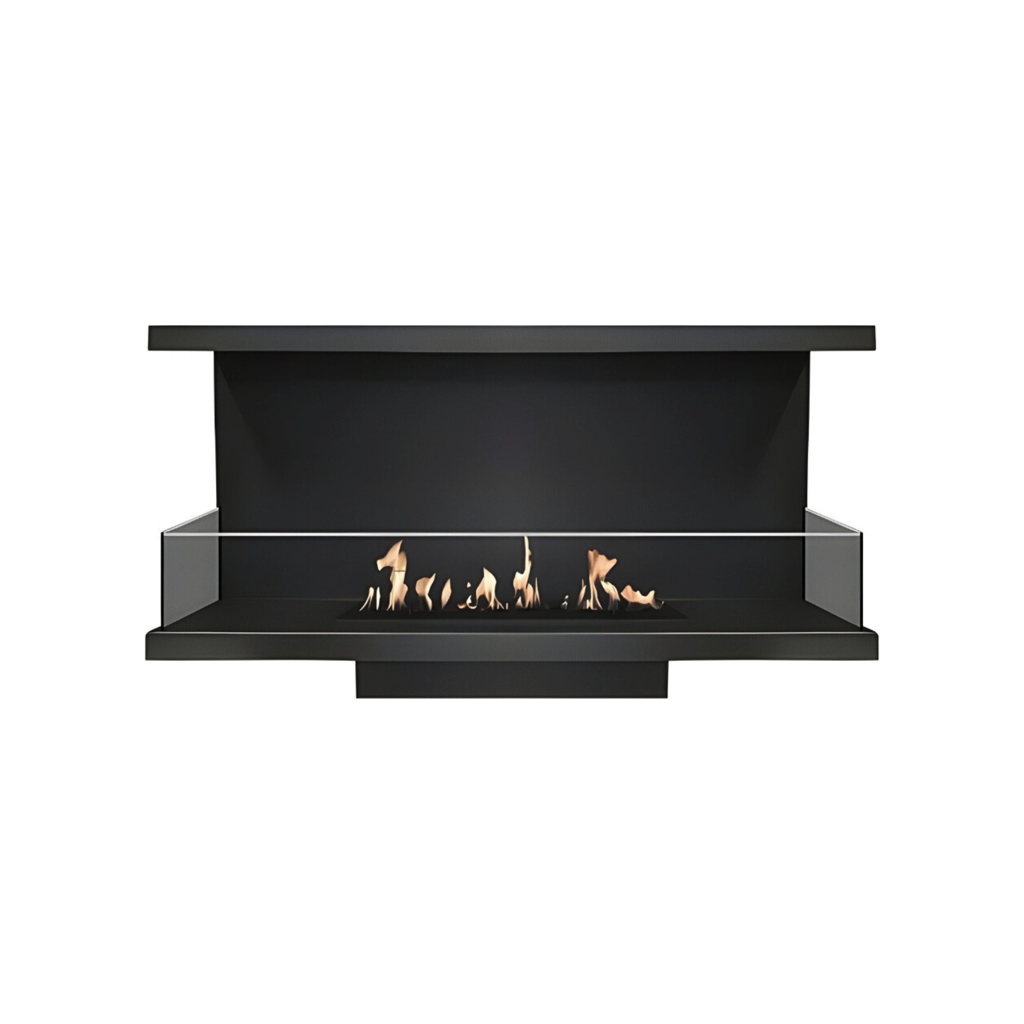 Made Driezijdig Inbouwhaard 50 cm Inbouw branders Wild Flame
