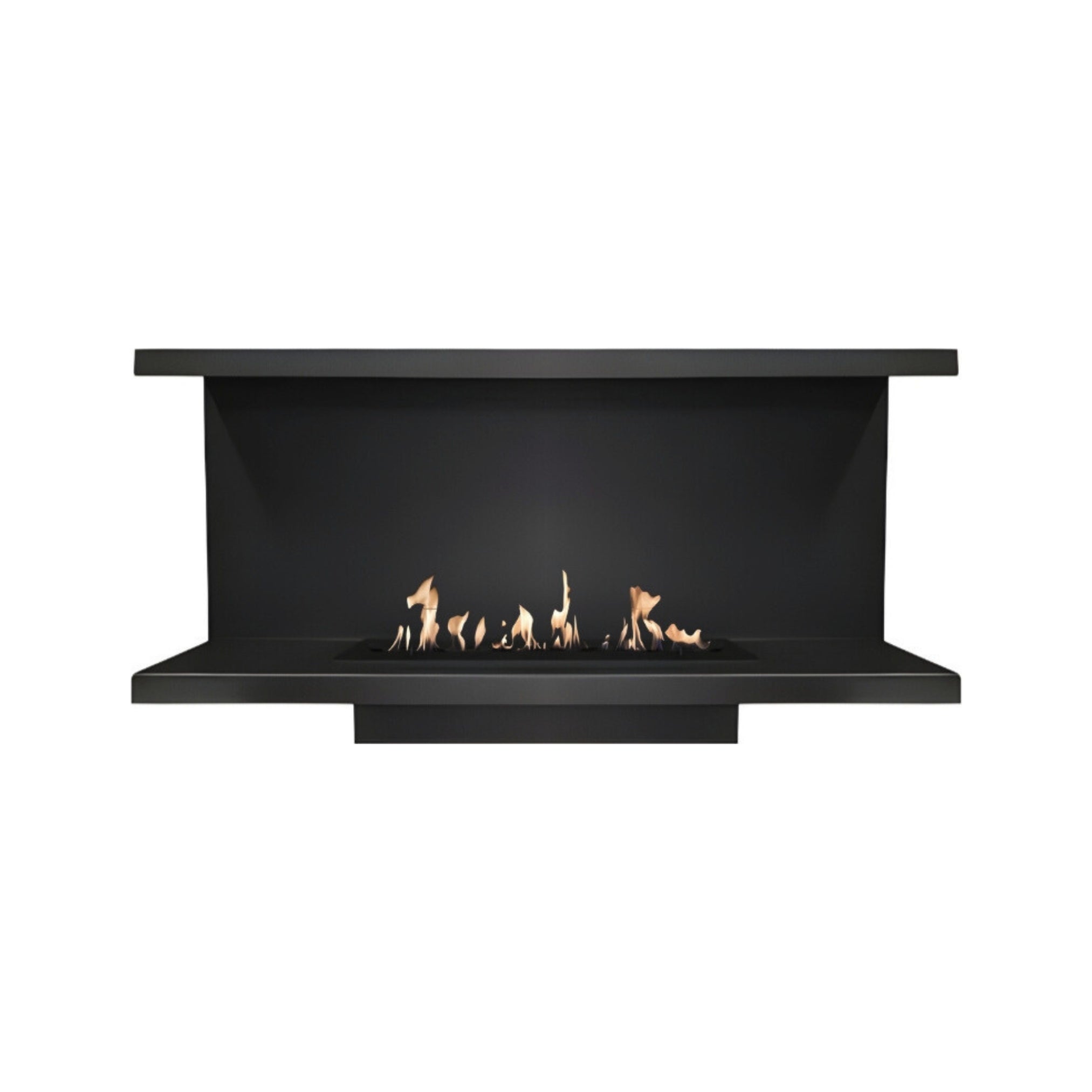 Made Driezijdig Inbouwhaard 70 cm Inbouw branders Wild Flame