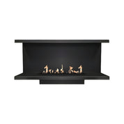 Made Driezijdig Inbouwhaard 80 cm Inbouw branders Wild Flame
