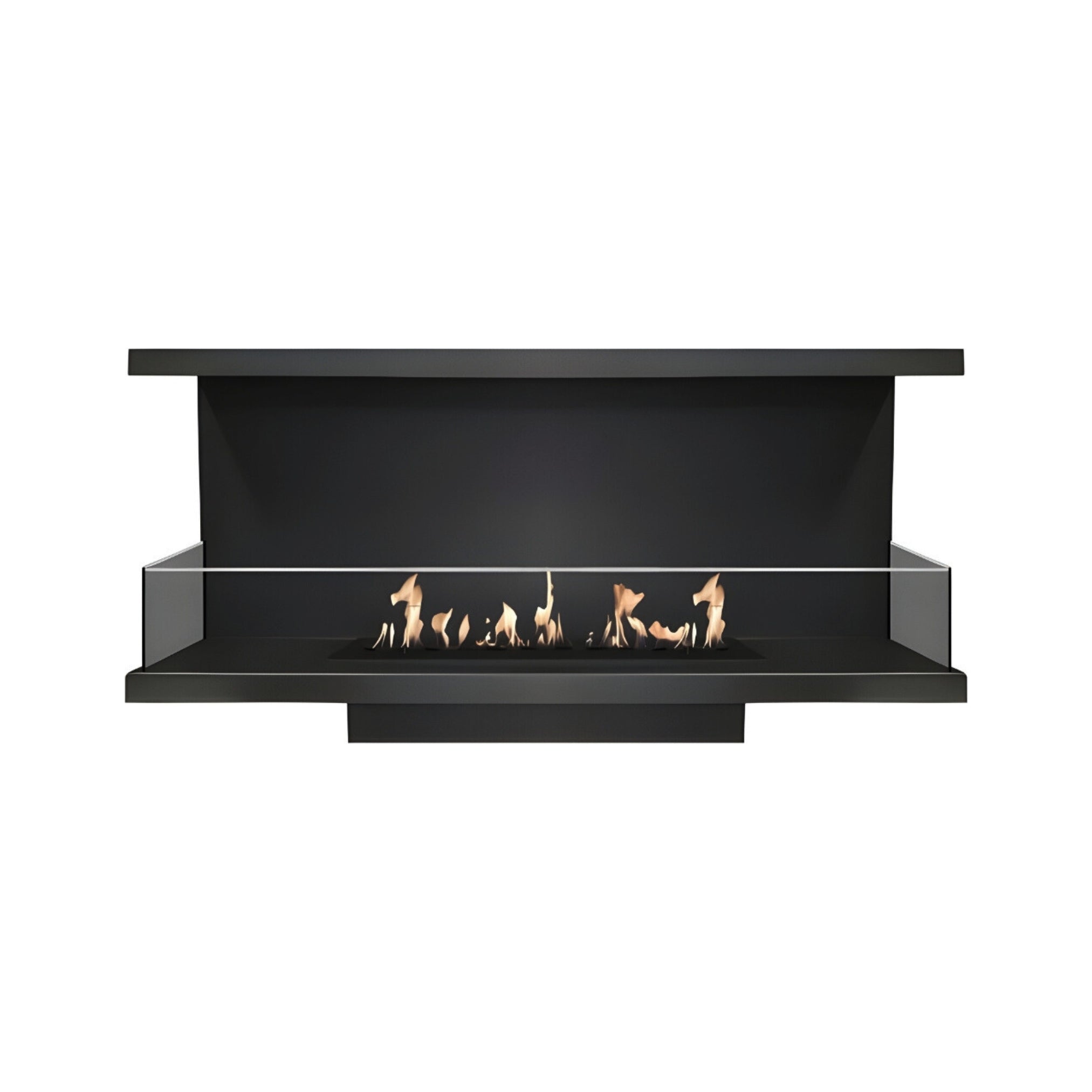 Made Driezijdig Inbouwhaard 80 cm Inbouw branders Wild Flame