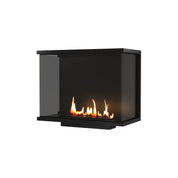 Made Three-sided Built-in Fireplace Full Glass 90 cm