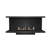 Made Driezijdig Inbouwhaard 90 cm Inbouw branders Wild Flame