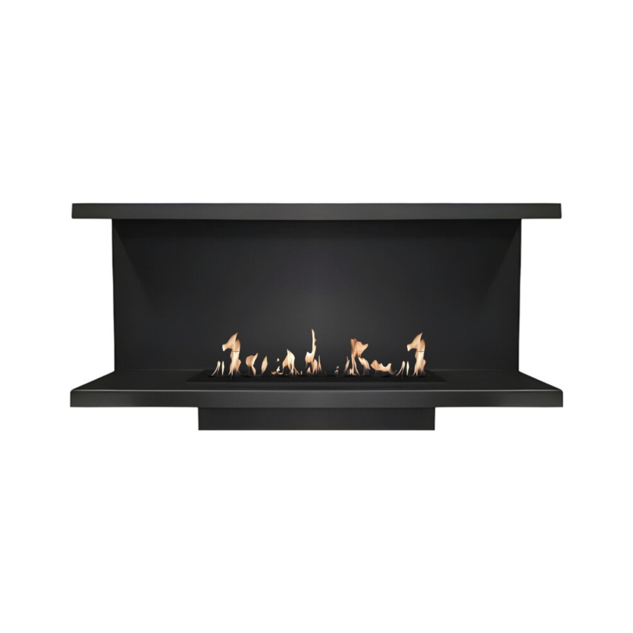 Made Driezijdig Inbouwhaard 90 cm Inbouw branders Wild Flame
