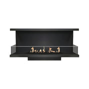 Made Driezijdig Inbouwhaard 90 cm Inbouw branders Wild Flame