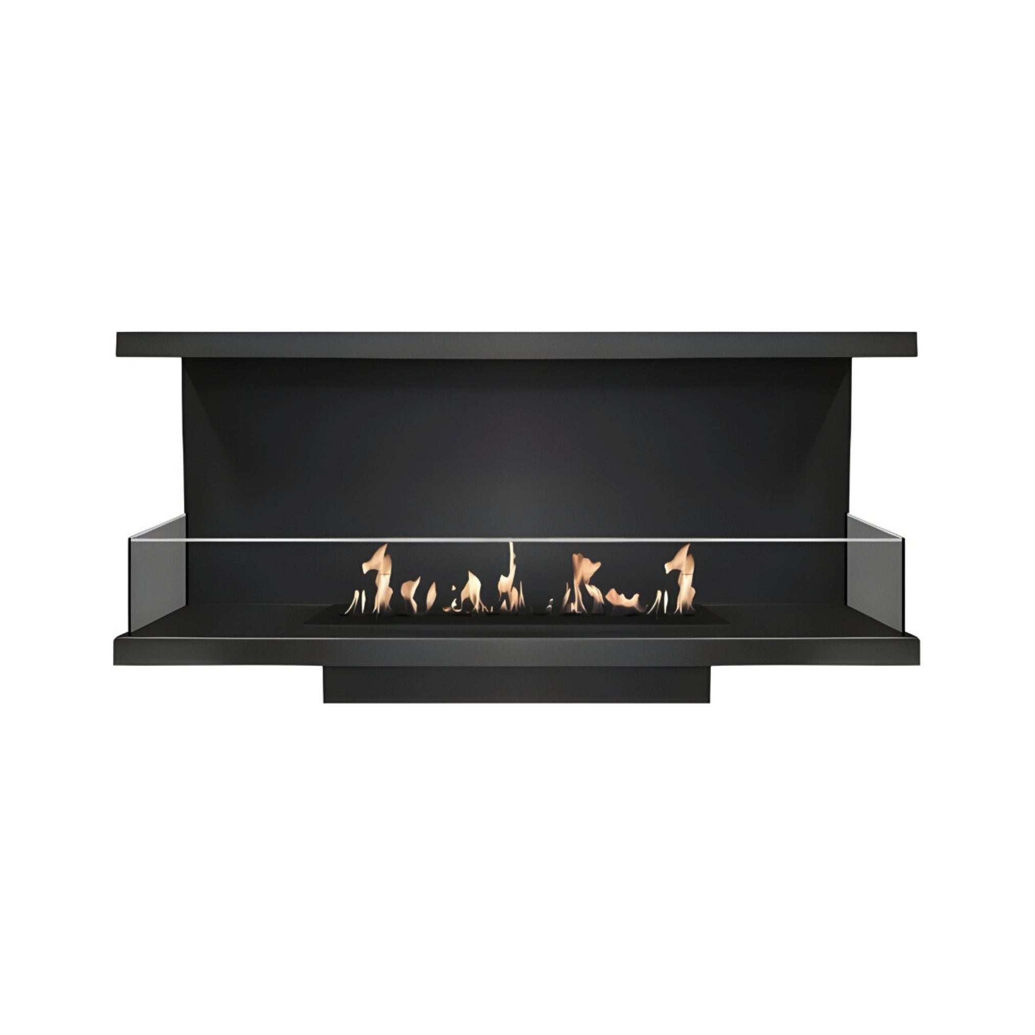 Made Driezijdig Inbouwhaard 90 cm Inbouw branders Wild Flame