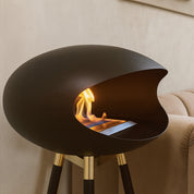 sfeerhaard bio ethanol haard goud sfeerfoto