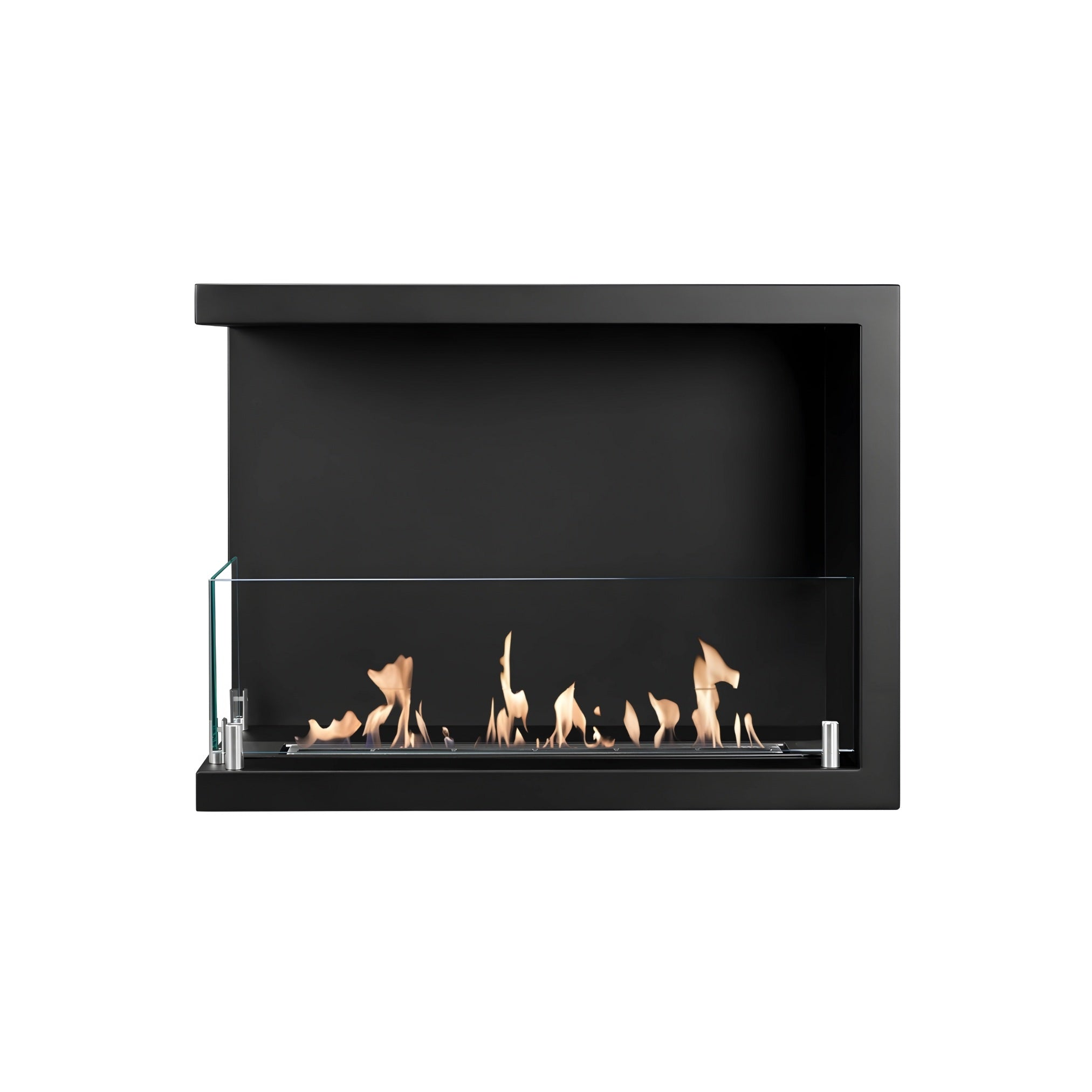Bio Ethanol Inbouwhoekhaard Links 70 cm Wild Flame