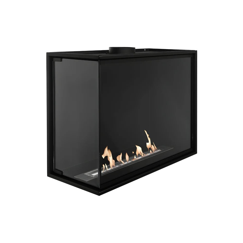 Bio Ethanol Inbouwhoekhaard Links 60 cm Wild Flame