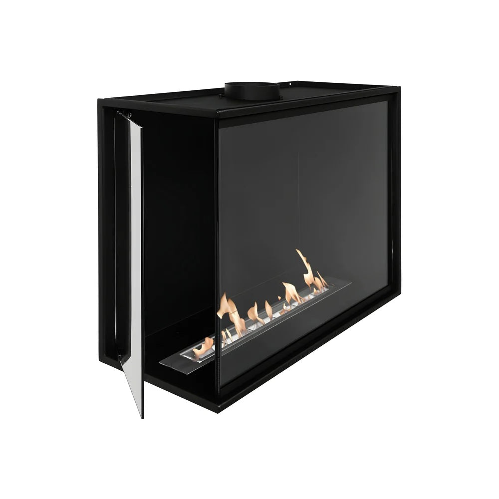 Bio Ethanol Inbouwhoekhaard Links 60 cm Wild Flame