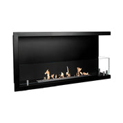 Bio Ethanol Inbouwhoekhaard Rechts 90 cm Wild Flame