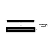 BIO ETHANOL LINE BRANDER 150 CM Wild Flame