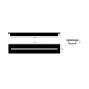 BIO ETHANOL LINE BRANDER 170 CM Wild Flame