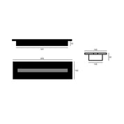 BIO ETHANOL LINE BRANDER 60 CM Wild Flame