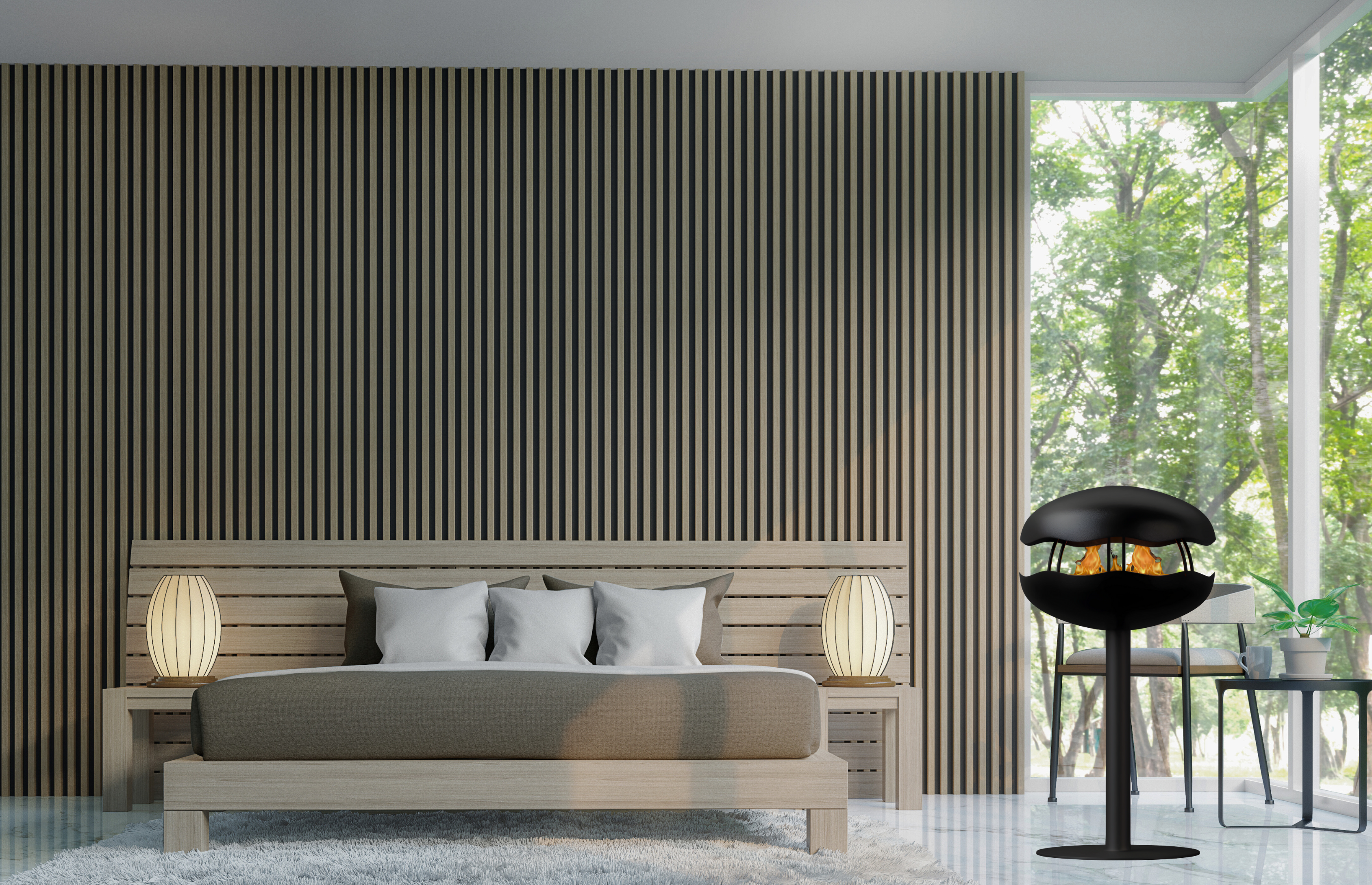 Coca Doorkijk Bio Ethanol Vrijstaand haard D60 CM Holdbarefires