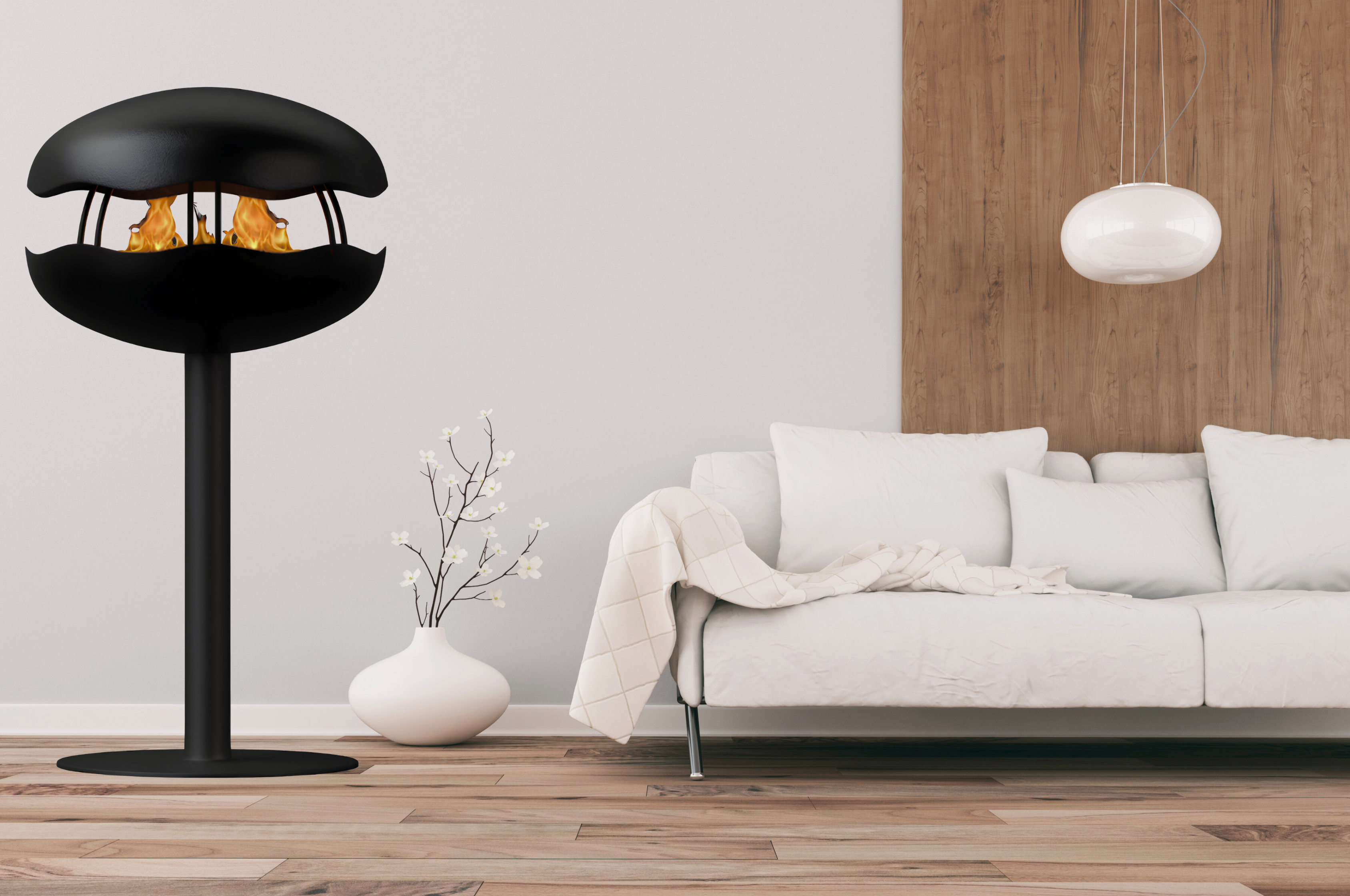 Coca Doorkijk Bio Ethanol Vrijstaand haard D60 CM Holdbarefires