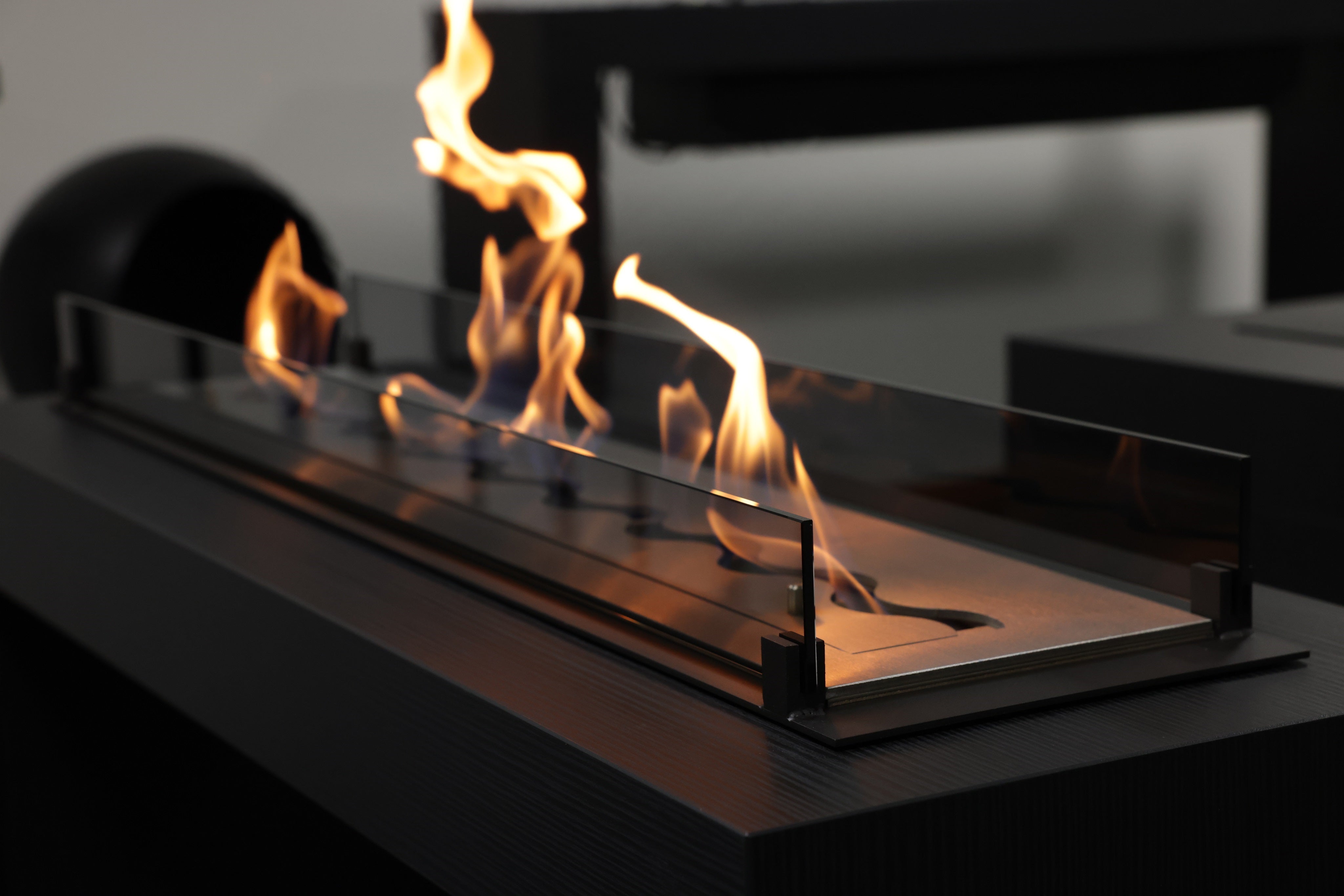 Bio Ethanol RVS Wave Brander 30 cm Wild Flame