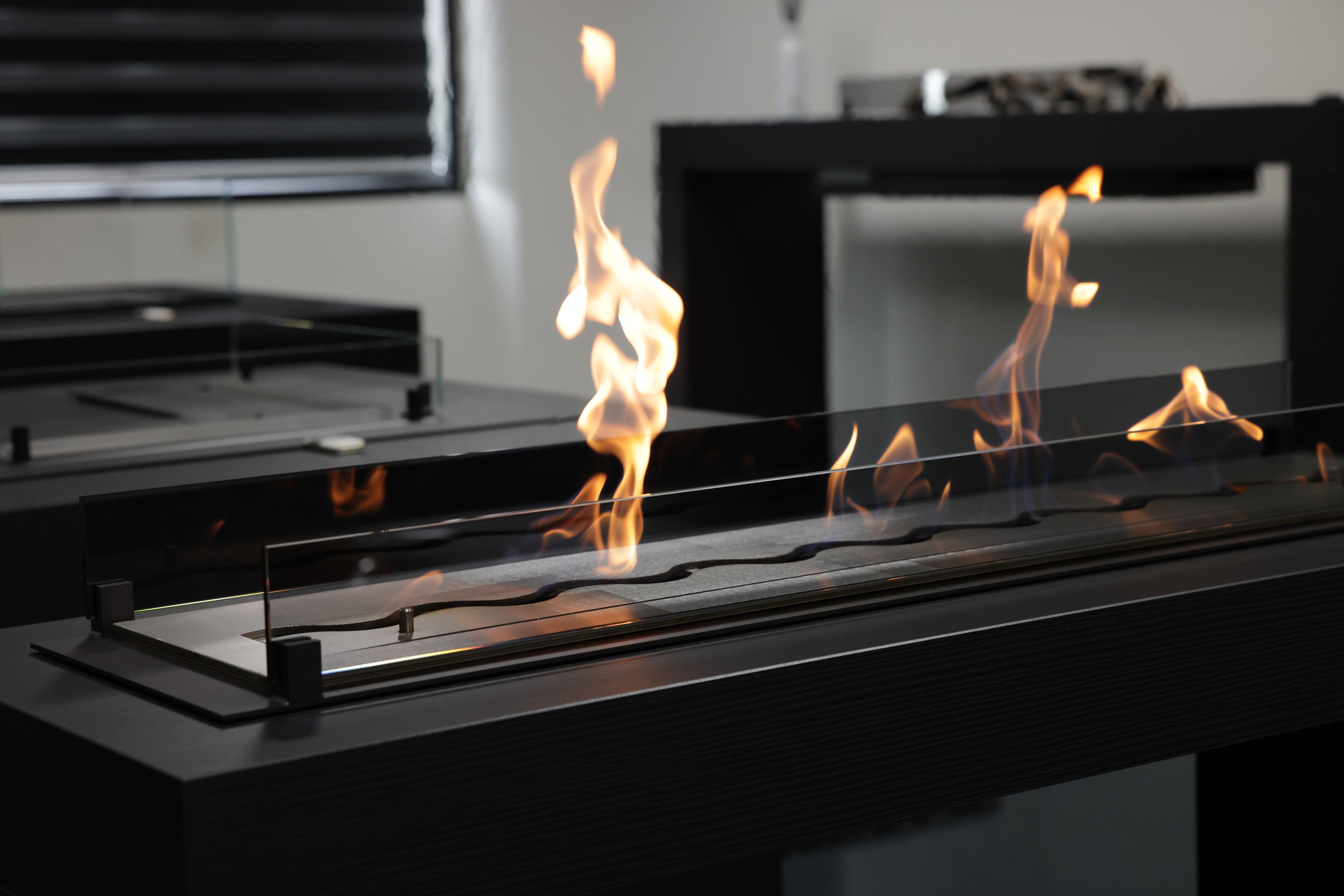 Bio Ethanol RVS Wave Brander 30 cm Wild Flame