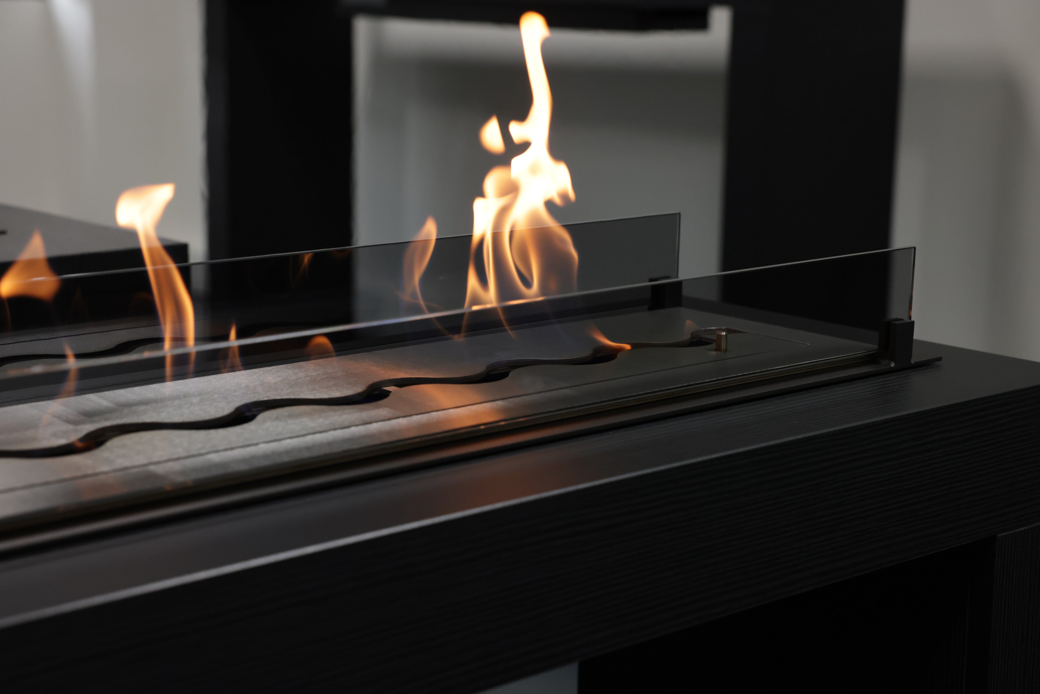 Bio Ethanol RVS Wave Brander 30 cm Wild Flame