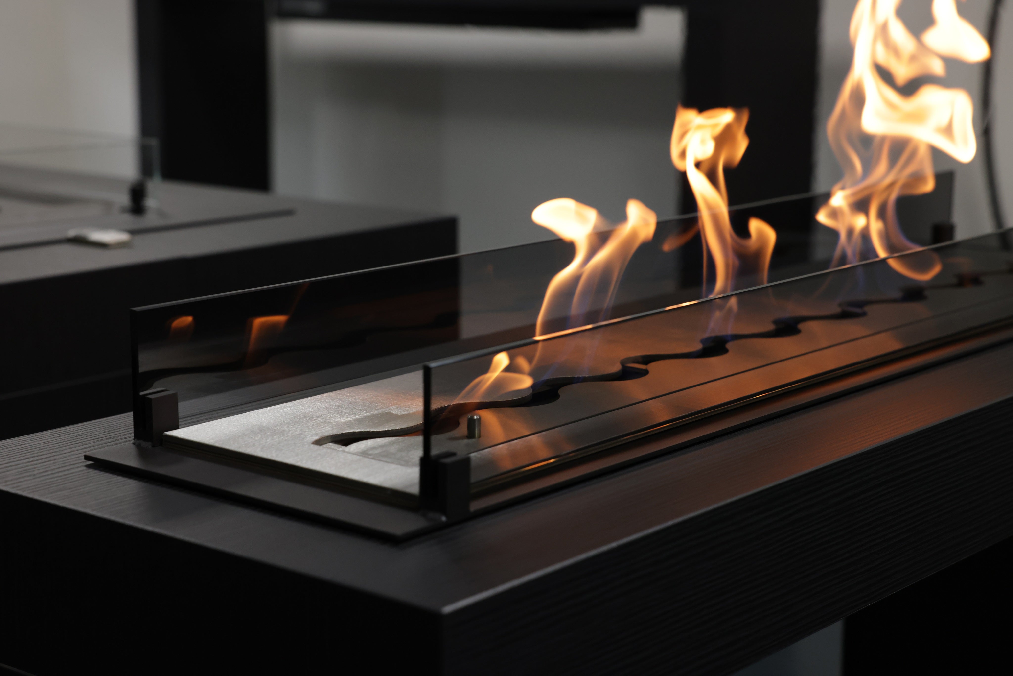 Bio Ethanol RVS Wave Brander 30 cm Wild Flame