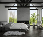 Made Driezijdig Inbouwhaard 180 cm Inbouw branders Wild Flame