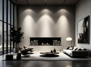 Main Deluxe Double Inbouwhaard 200 cm Wild Flame