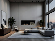 Main Deluxe Links Inbouwhaard 160 cm Wild Flame