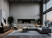 Main Deluxe Double Inbouwhaard 160 cm Wild Flame