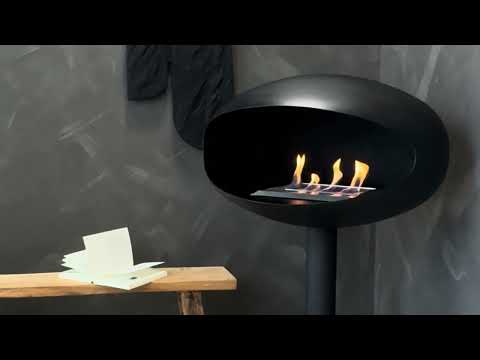 Står Bio Ethanol haard Zwart Vrijstaande haarden Holdbarefires