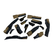 Keramische Houtblokken 15 delig Accessoires Wild Flame