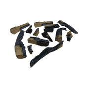 Keramische Houtblokken 15 delig Accessoires Wild Flame